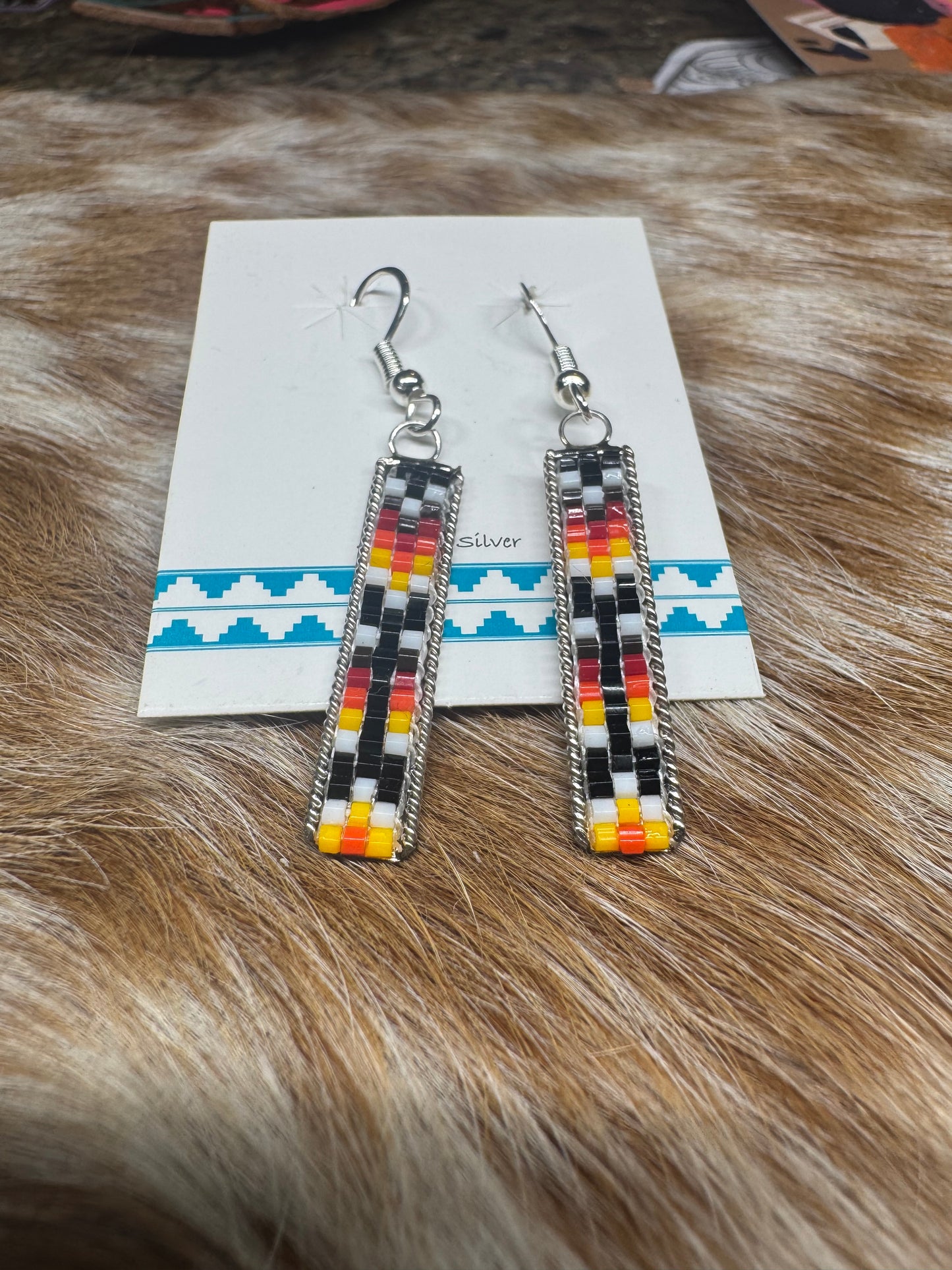 Native Made Beaded Earrings