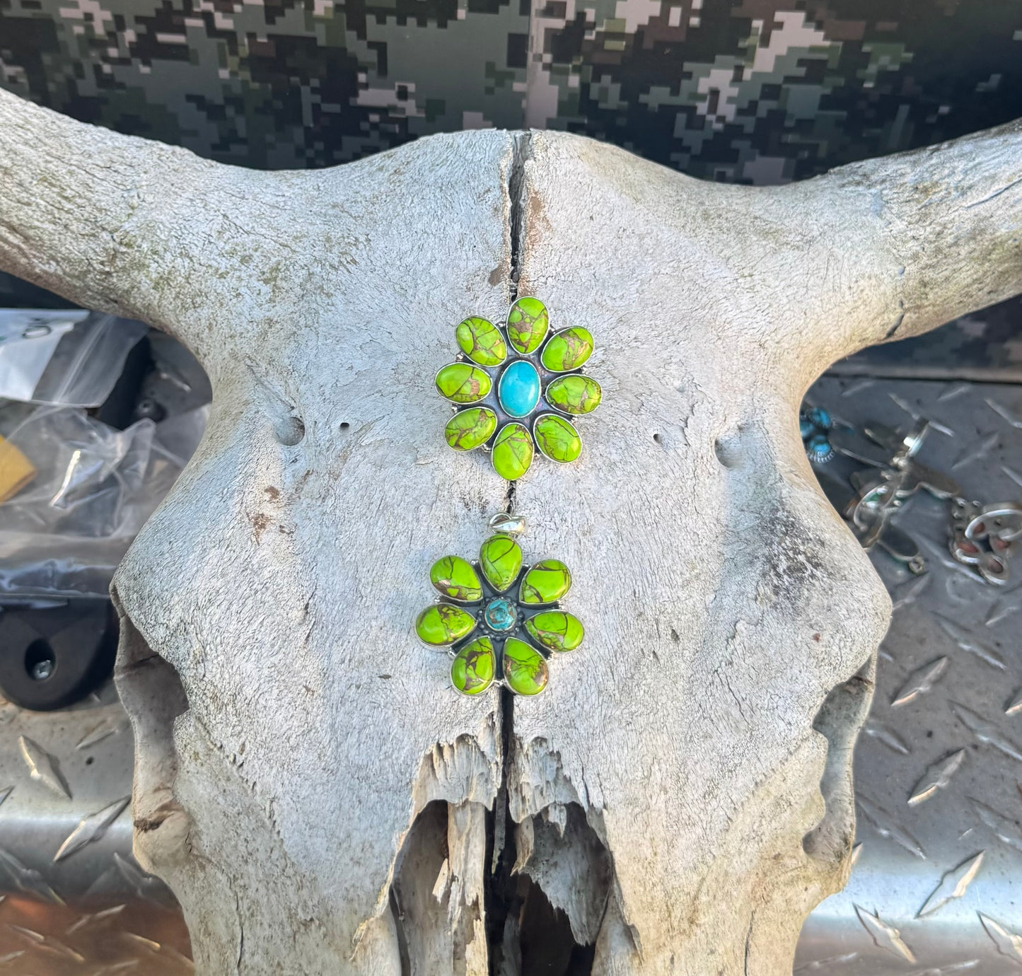 Green Mojave & Turquoise Set