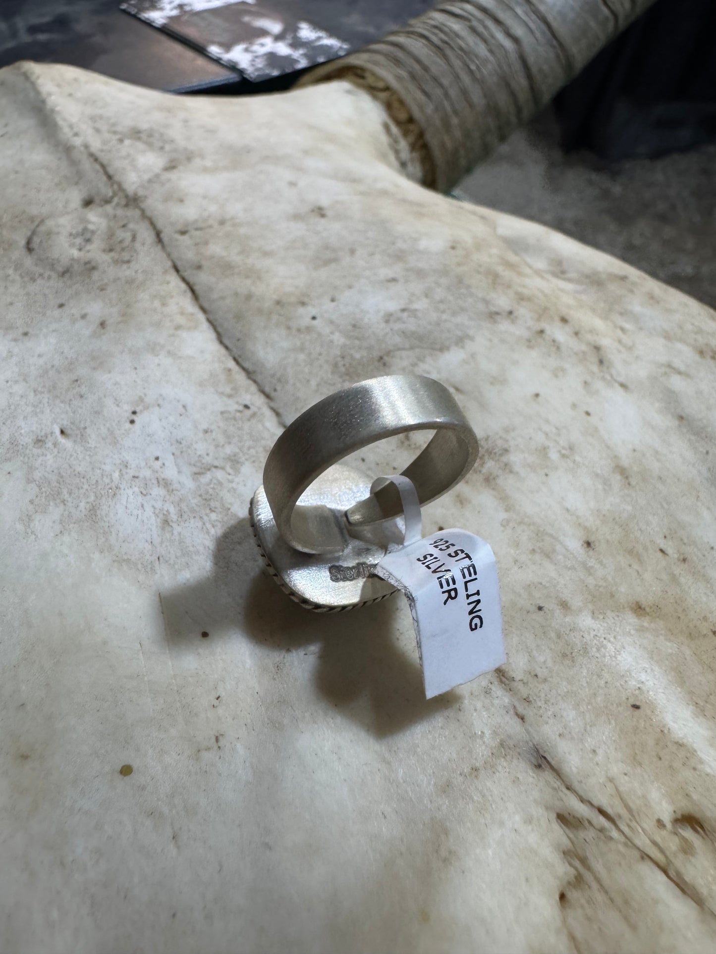 Ice Blue Dahlia Rings