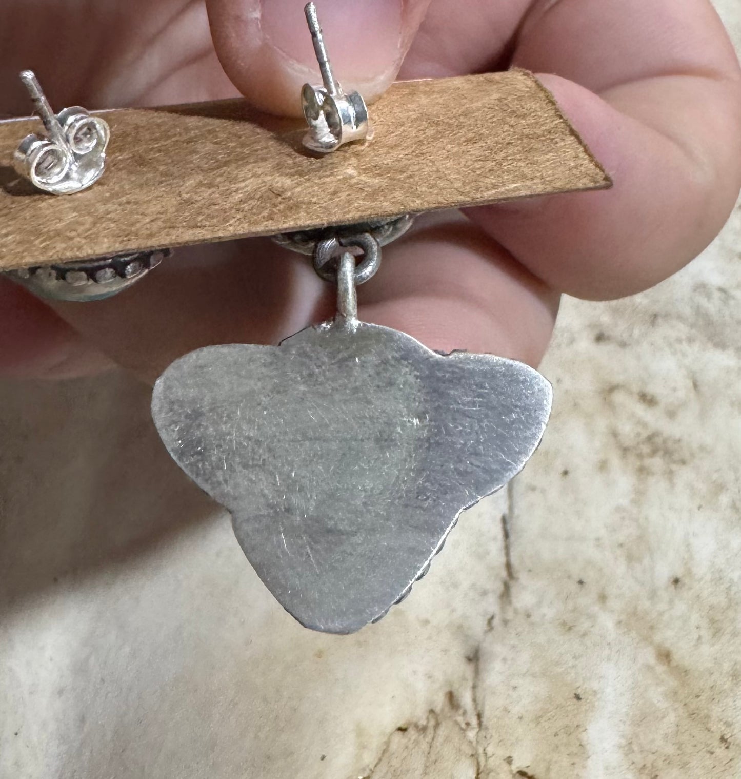 Mojave Turquoise Cow Earrings