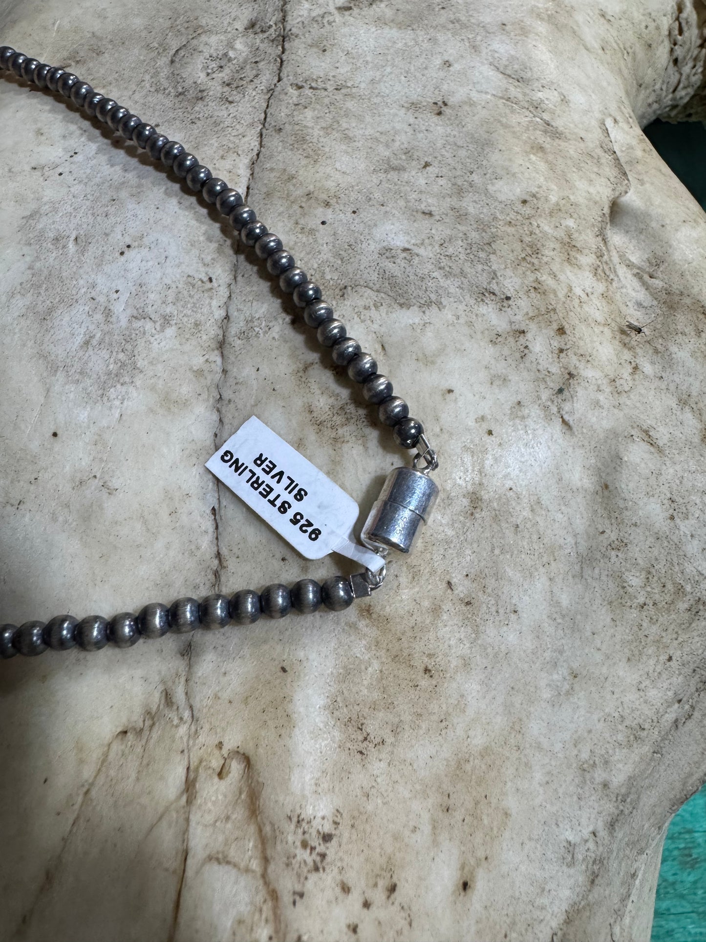 Sterling Silver Pearl Necklace