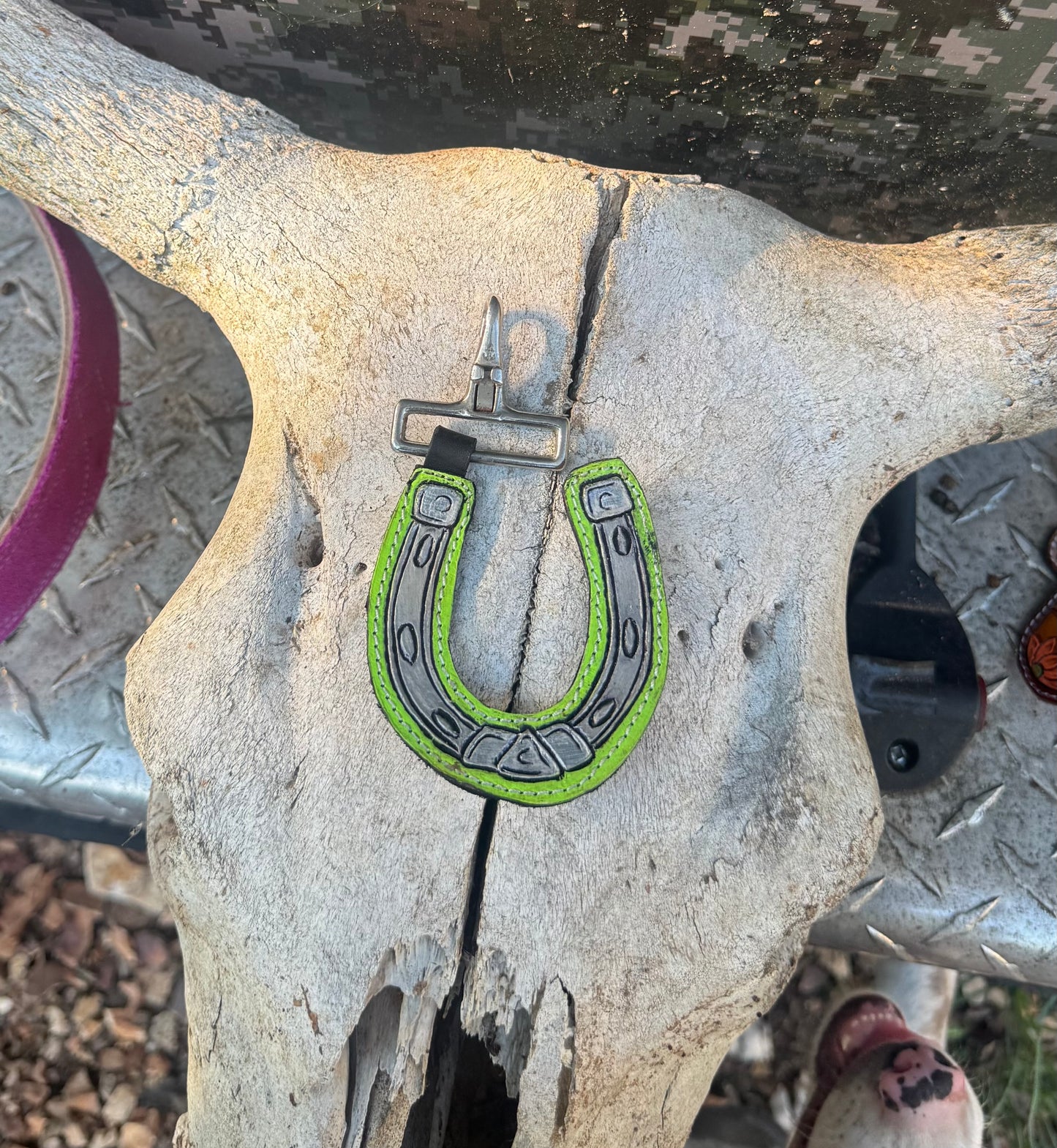Horseshoe Purse Charm