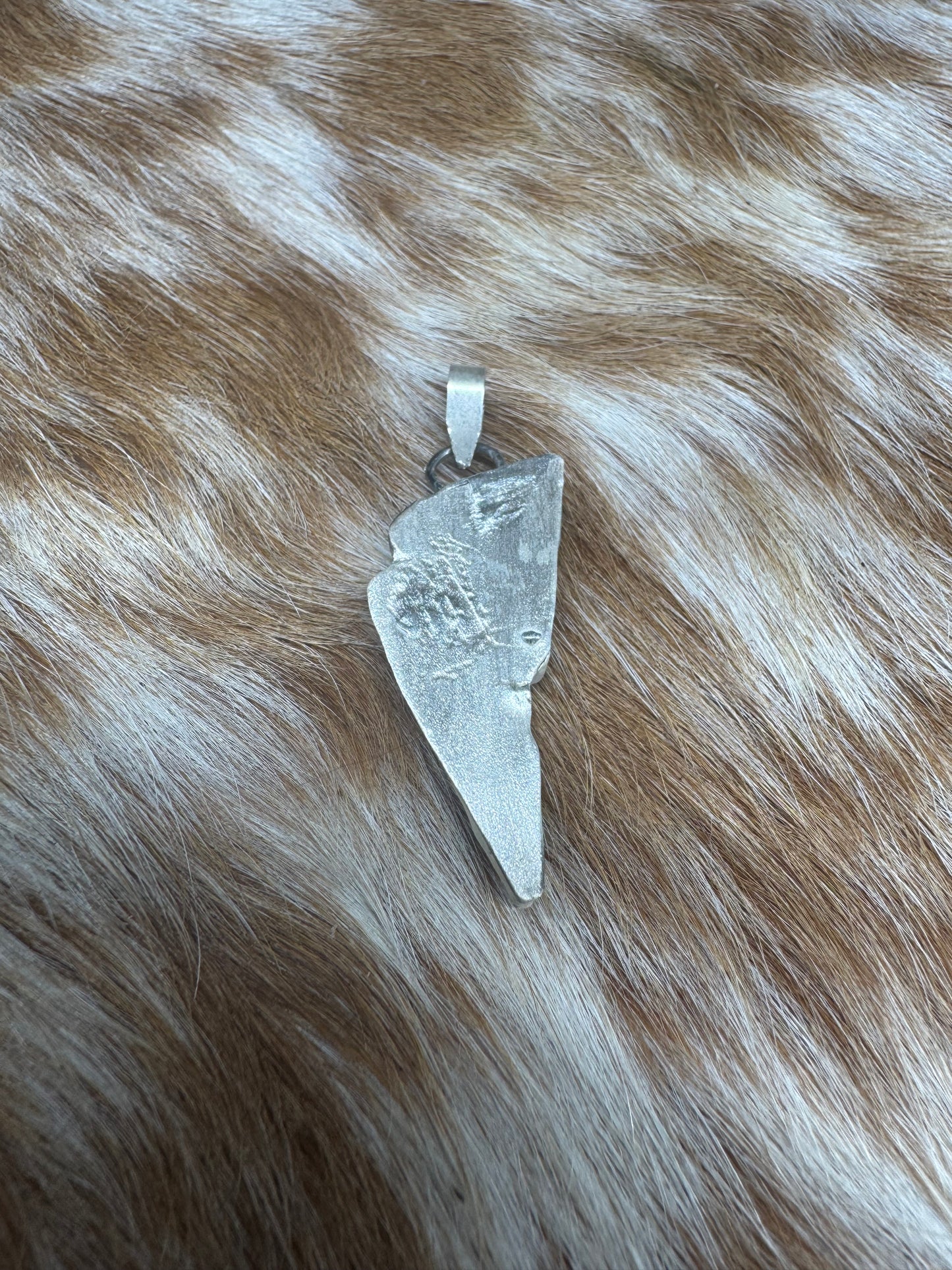 Blue Aurora Opal Pendent