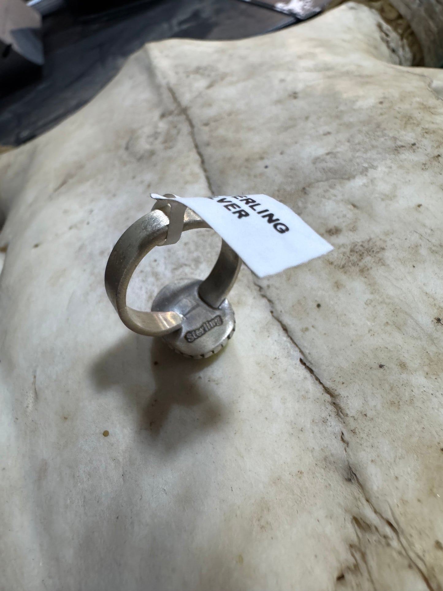 Neon Yellow Lab Opal Ring