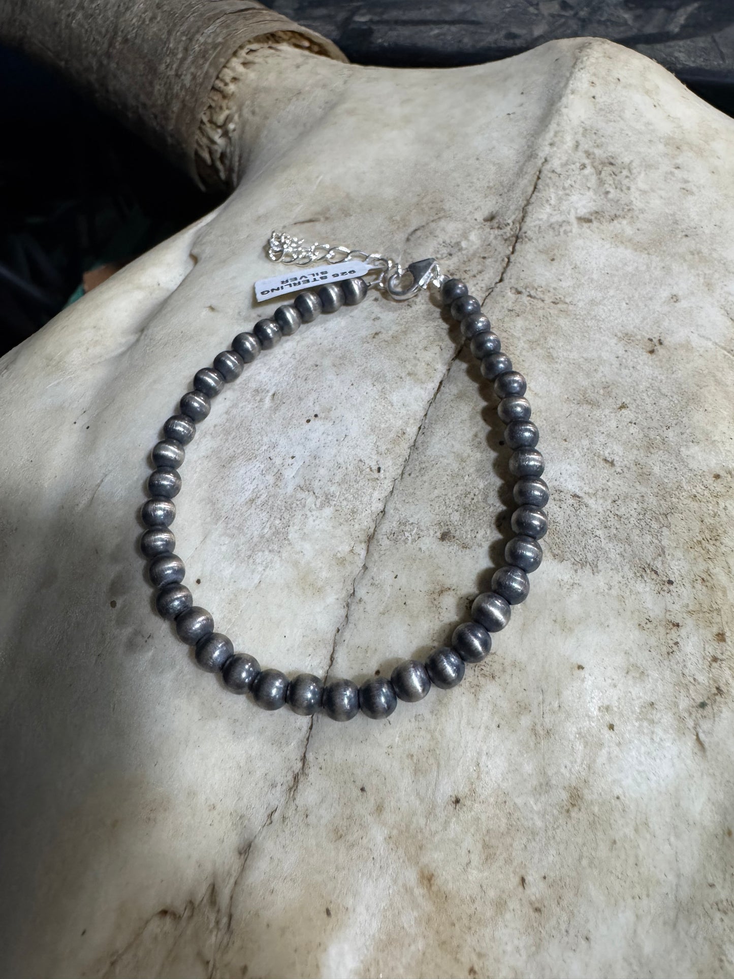 Sterling Silver Pearl Bracelet
