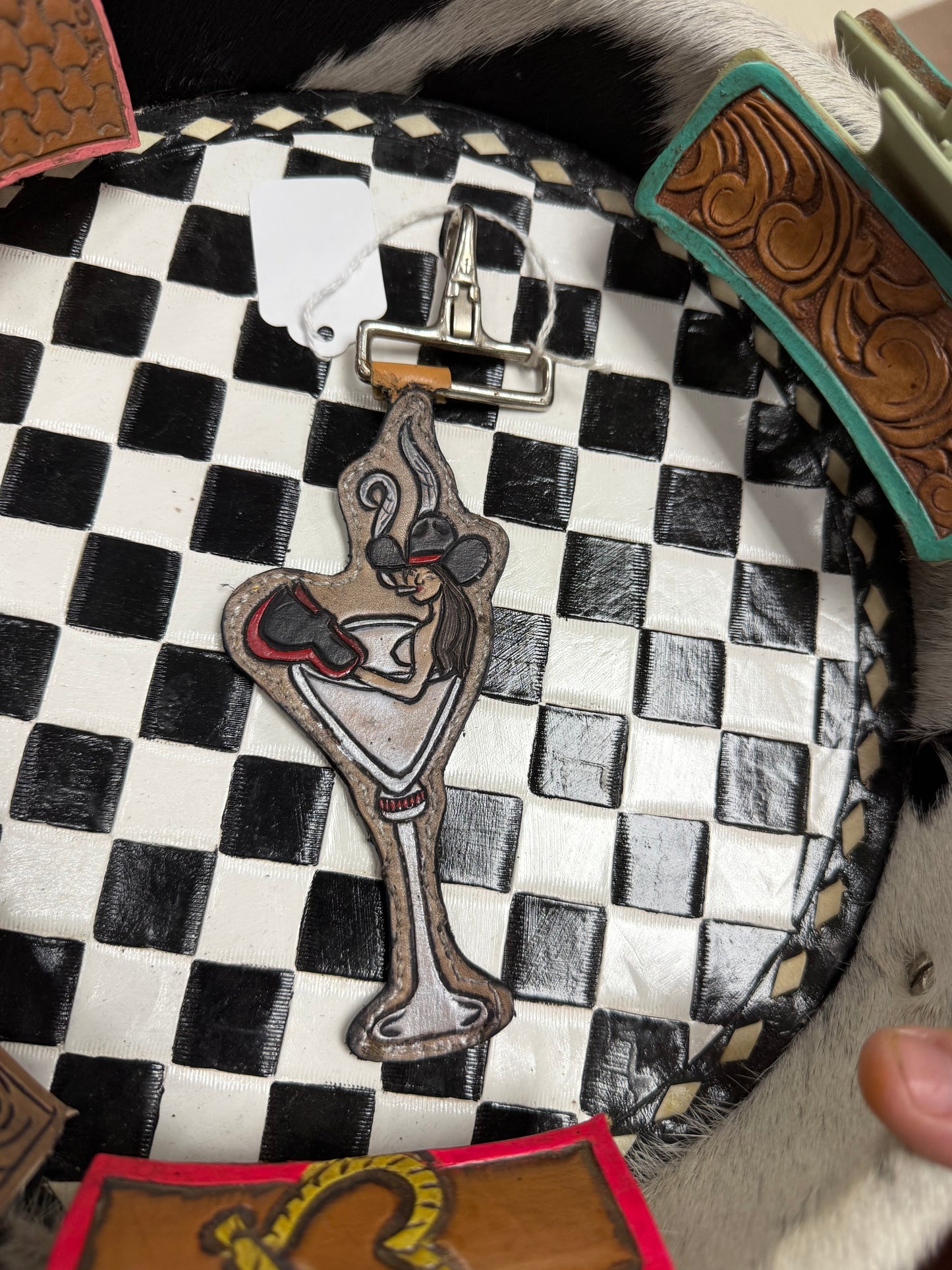 Cowgirl Martini Purse Charm