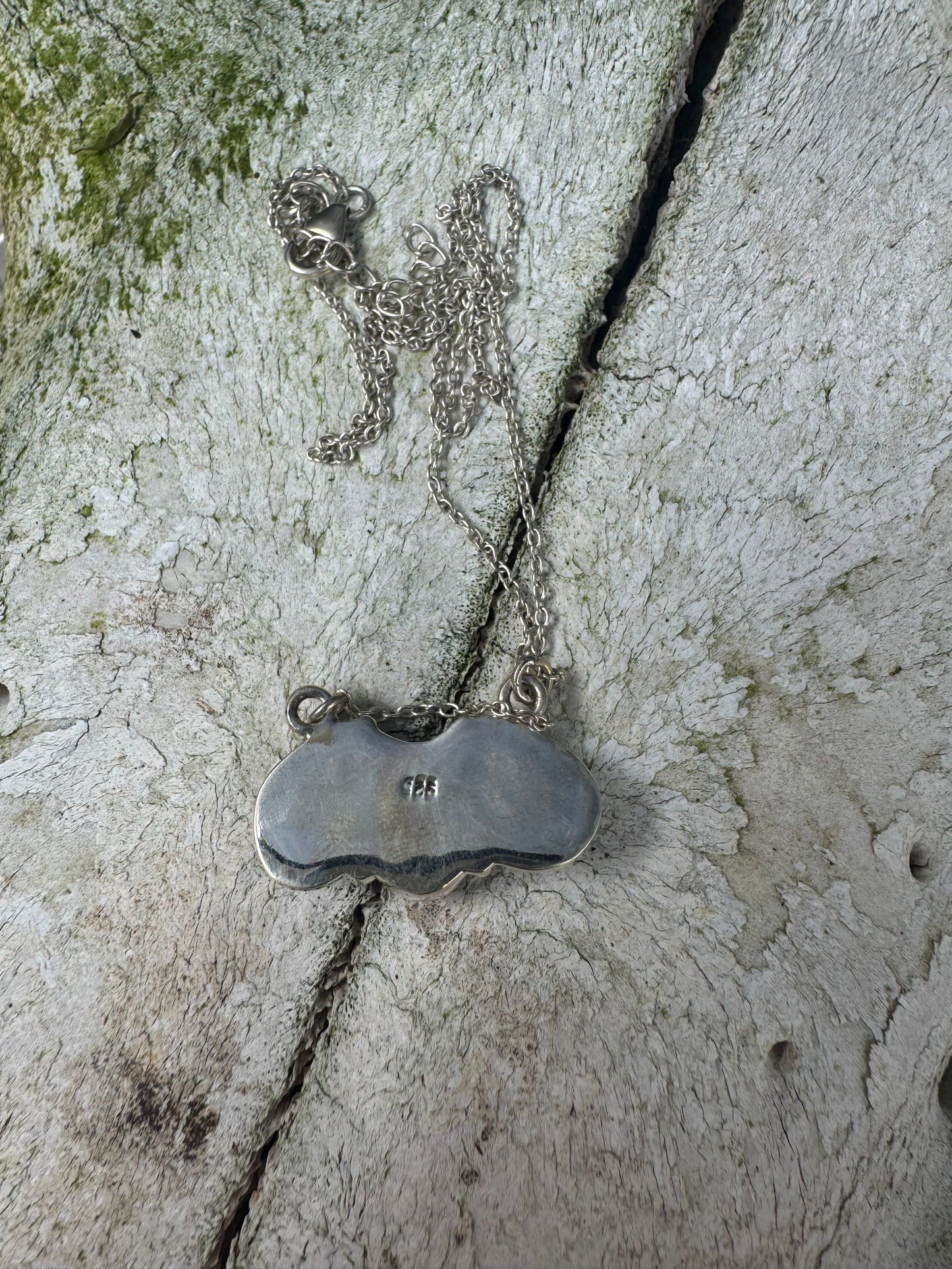 Golden Hills 3 Stone Cluster Necklace