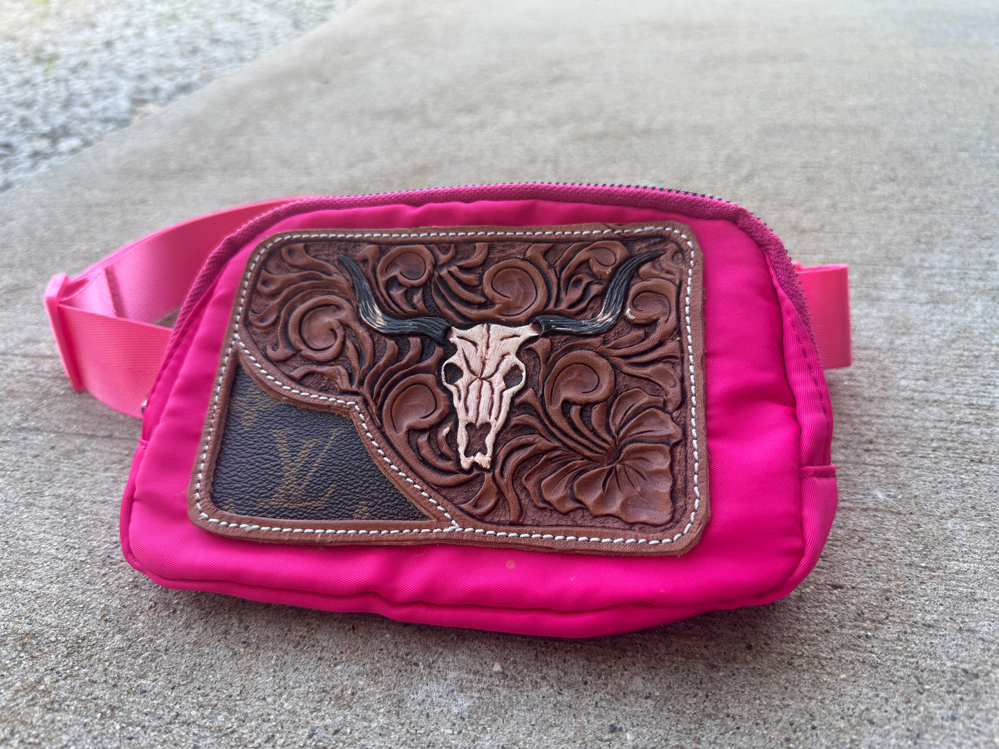 Bull Skull w/ LV Belt Bag