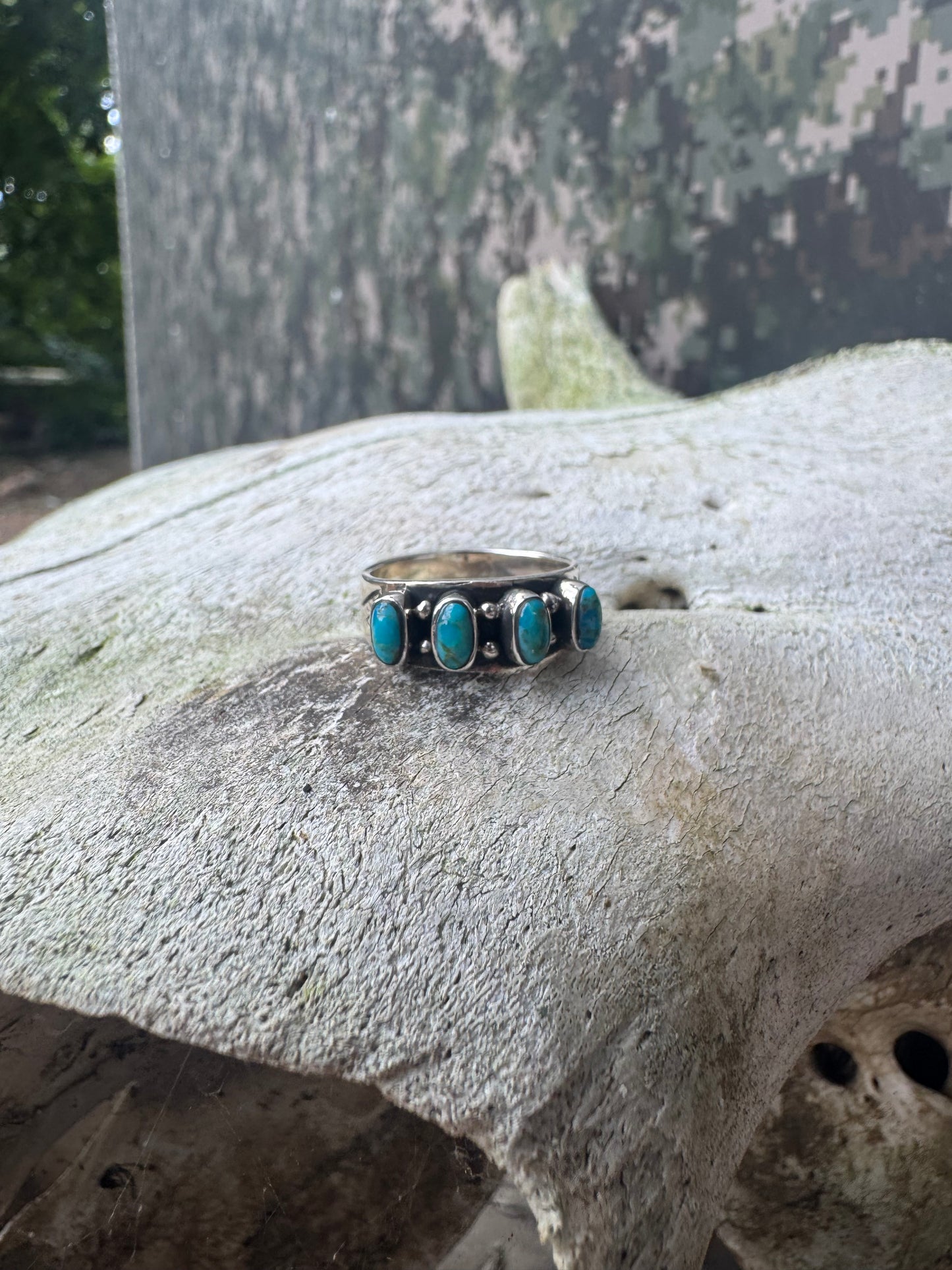 4 Stone Turquoise Ring