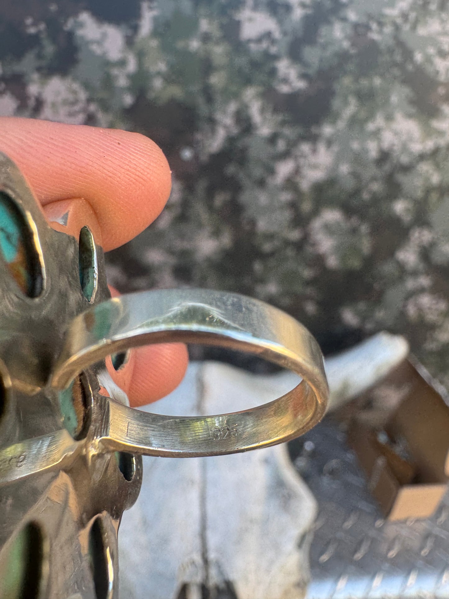 Turquoise Flower Ring