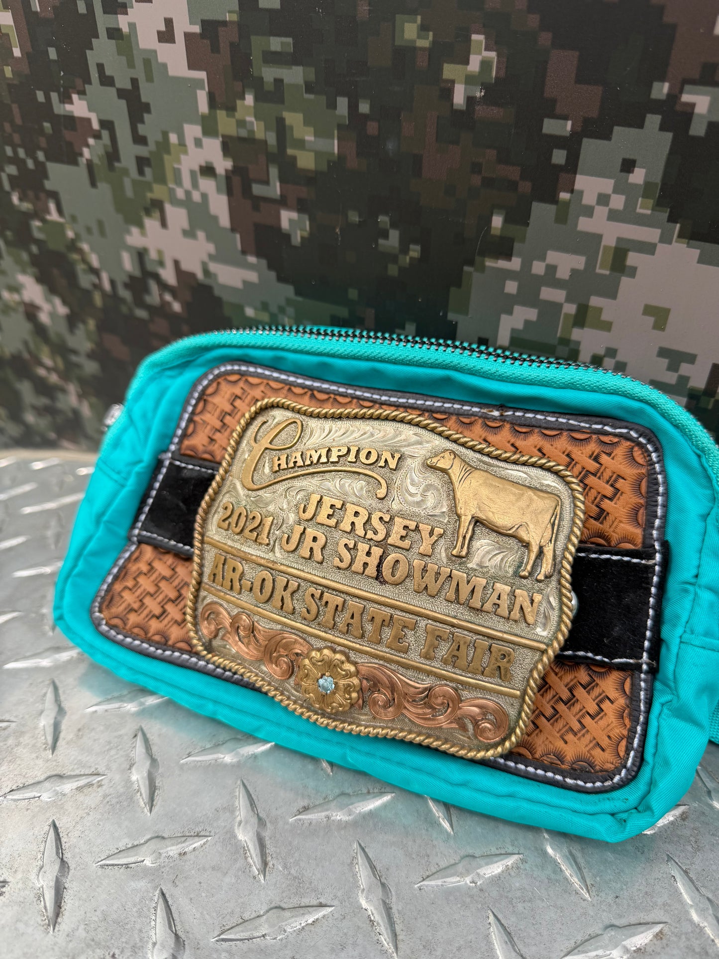 Award Buckle Holder Belt Bag