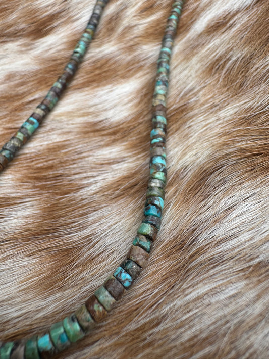 Heishi Turquoise Necklace