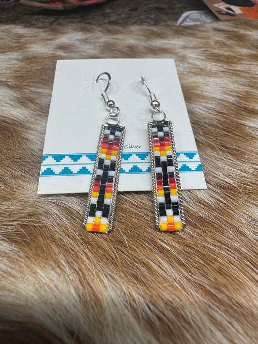 Native Made Beaded Earrings