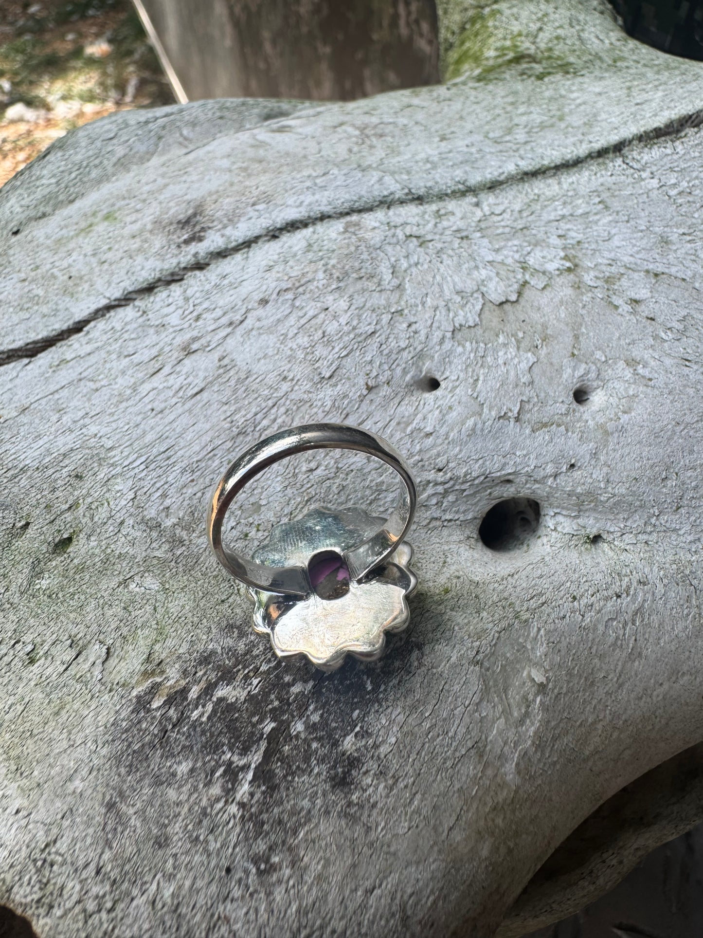 Cotton Candy Flower Ring
