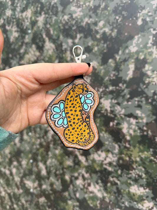 Cheetah Purse Charm