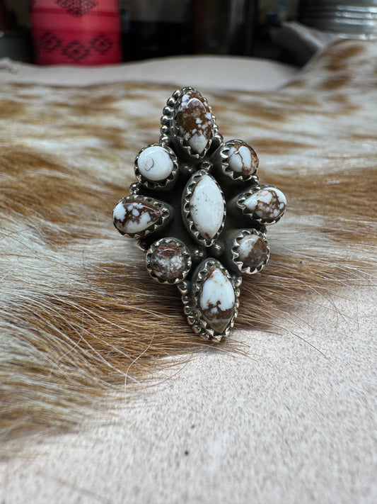Wild Horse Cluster Ring