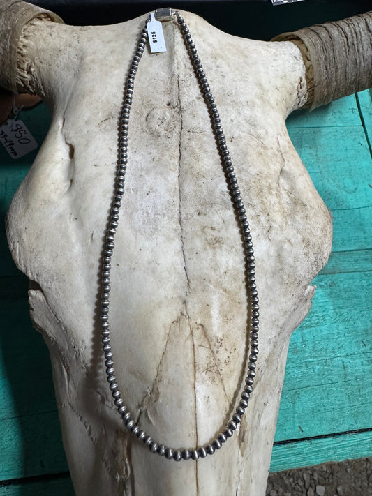 Sterling Silver Pearl Necklace