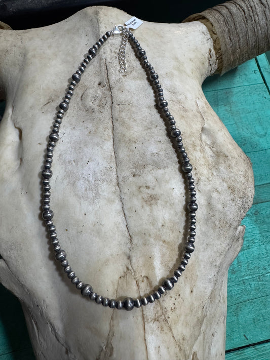 Sterling Silver Pearl Necklace