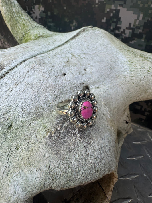 Cotton Candy Flower Ring