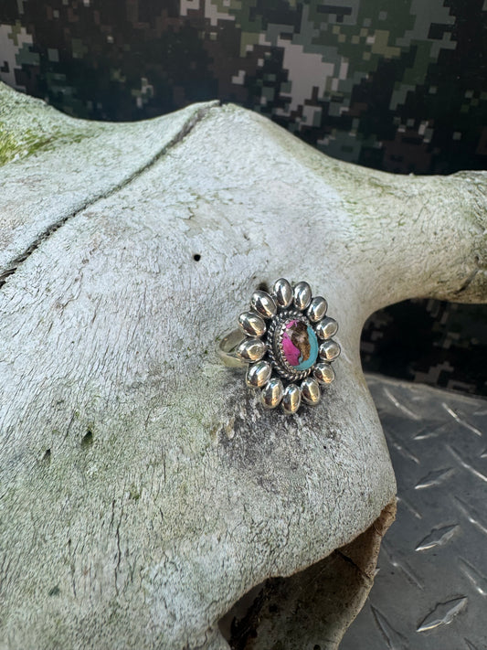 Cotton Candy Flower Ring