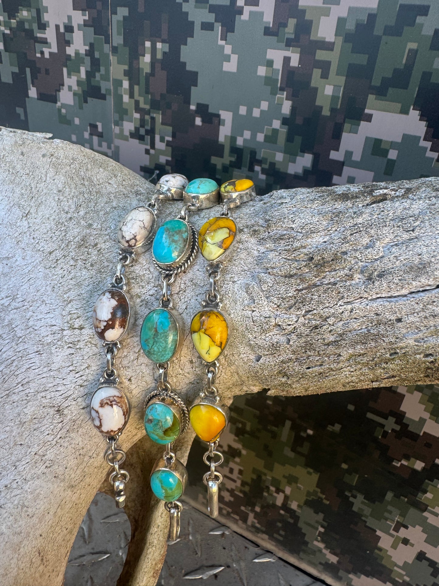 7 Stone Bracelet Collection