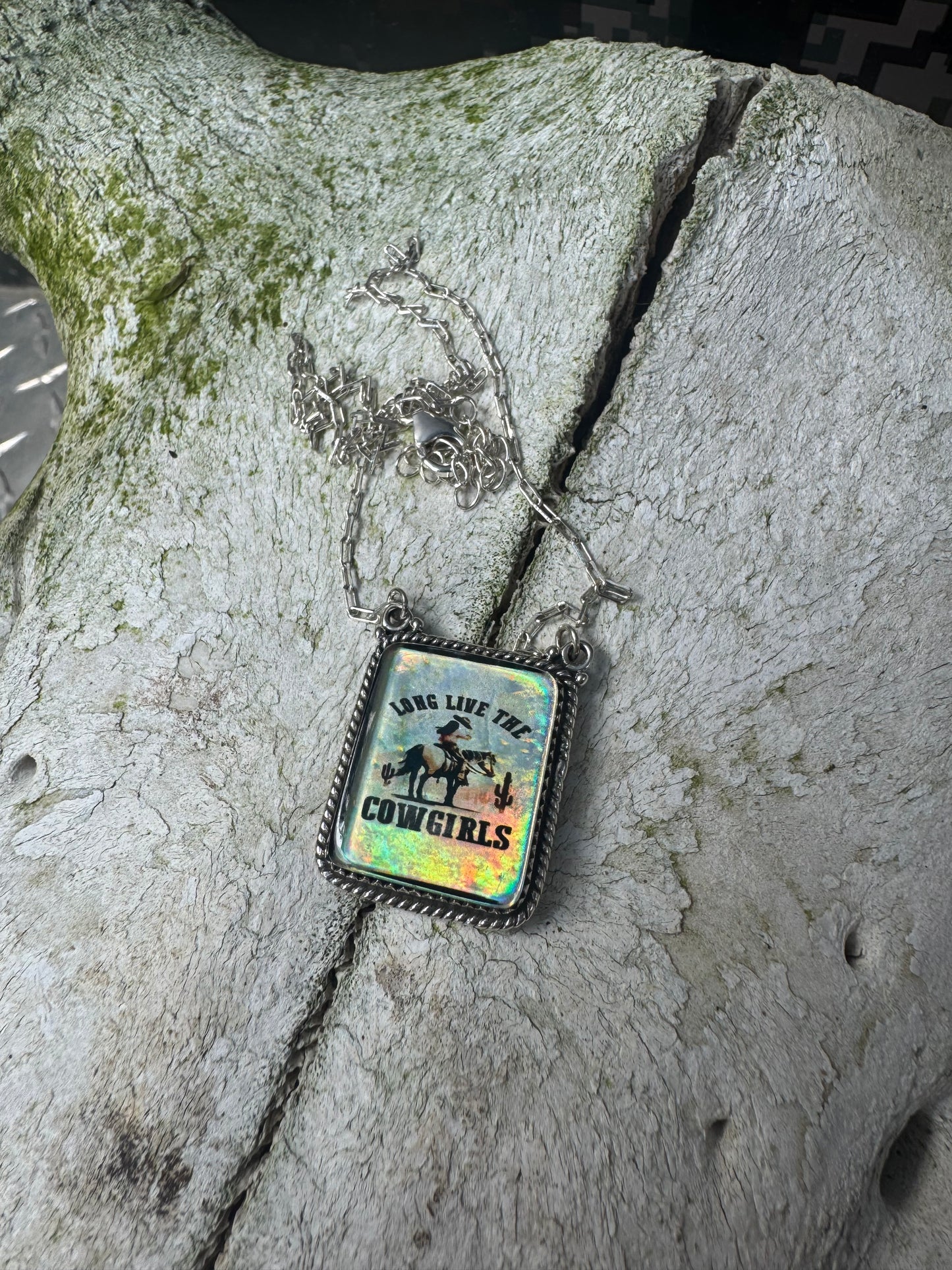 Long Live Cowgirls Iridescent Necklace
