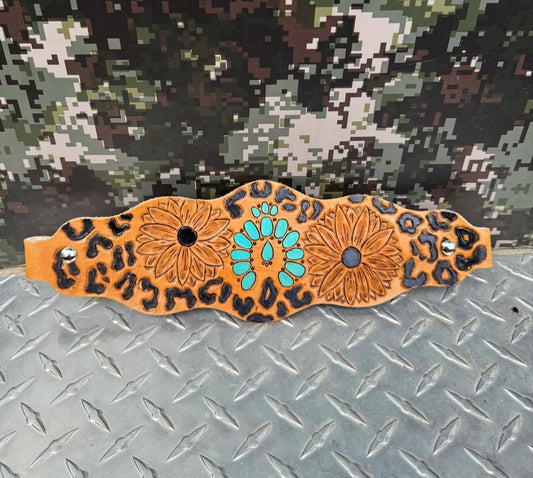 Leopard & Sunflower Noseband