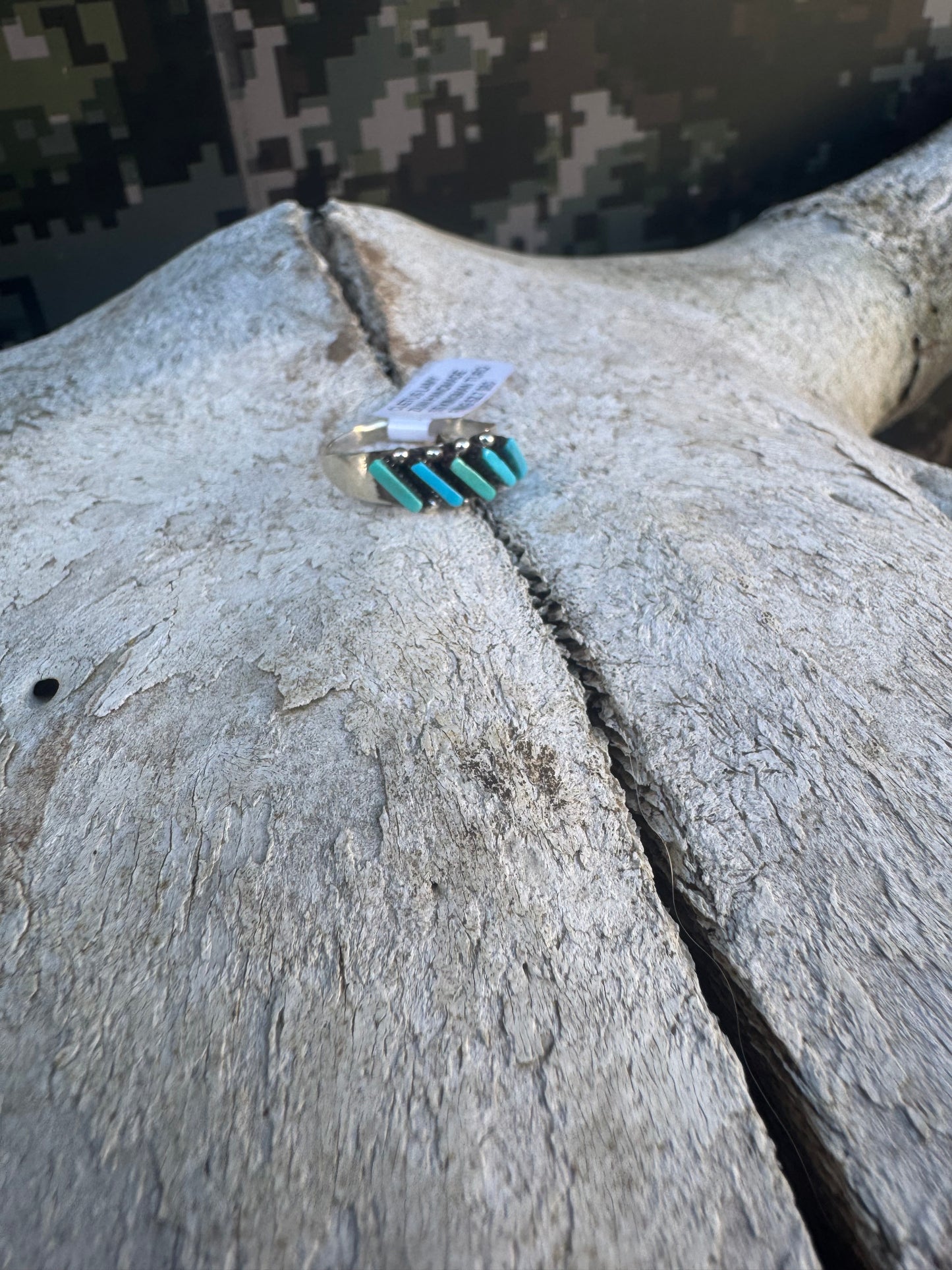 Kingman Turquoise Zuni Ring