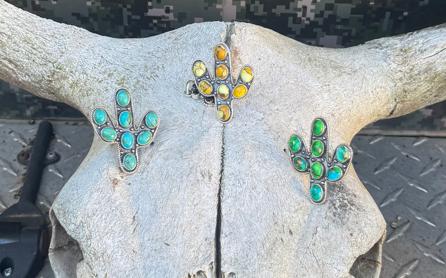Large Cacti Ring Collection