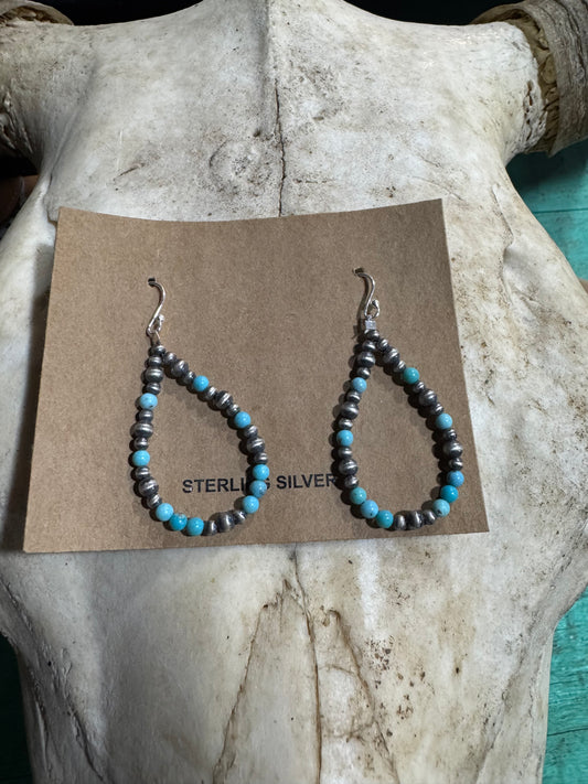 Sterling Silver & Turquoise Earrings