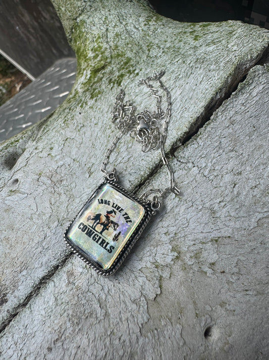 Long Live Cowgirls Iridescent Necklace