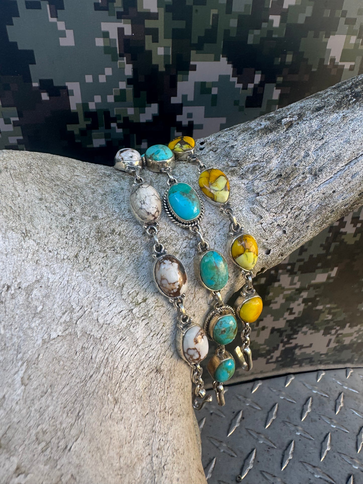 7 Stone Bracelet Collection