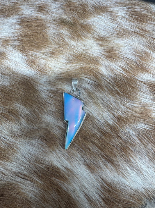 Blue Aurora Opal Pendent